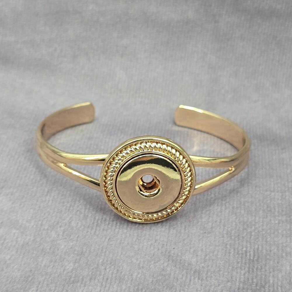 Gold Circle‎ Cuff Adjustable Bracelet Boho Retro Fashion Jewelry